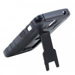 Wholesale ZTE Obsidian Z820 Holster Combo Belt Clip Case (Black)